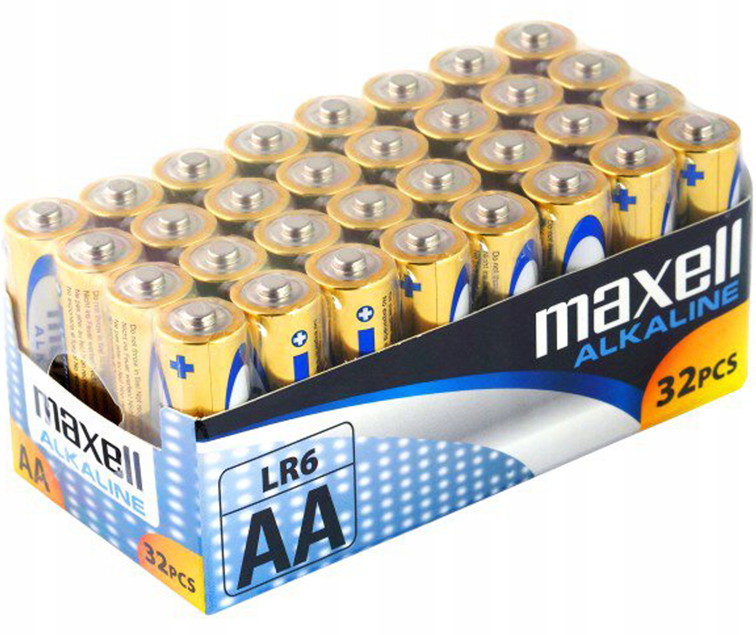

32x Baterie alkaliczne Maxell alkaline Aa LR6 R6