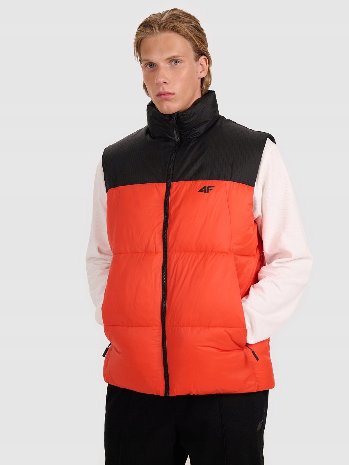 Bunda Bez Rukávů péřová vesta 4F pánská M