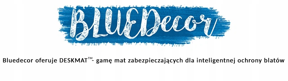 Podkładka mata ochrona biurka pomarańczowa 90x45cm Marka Bluedecor