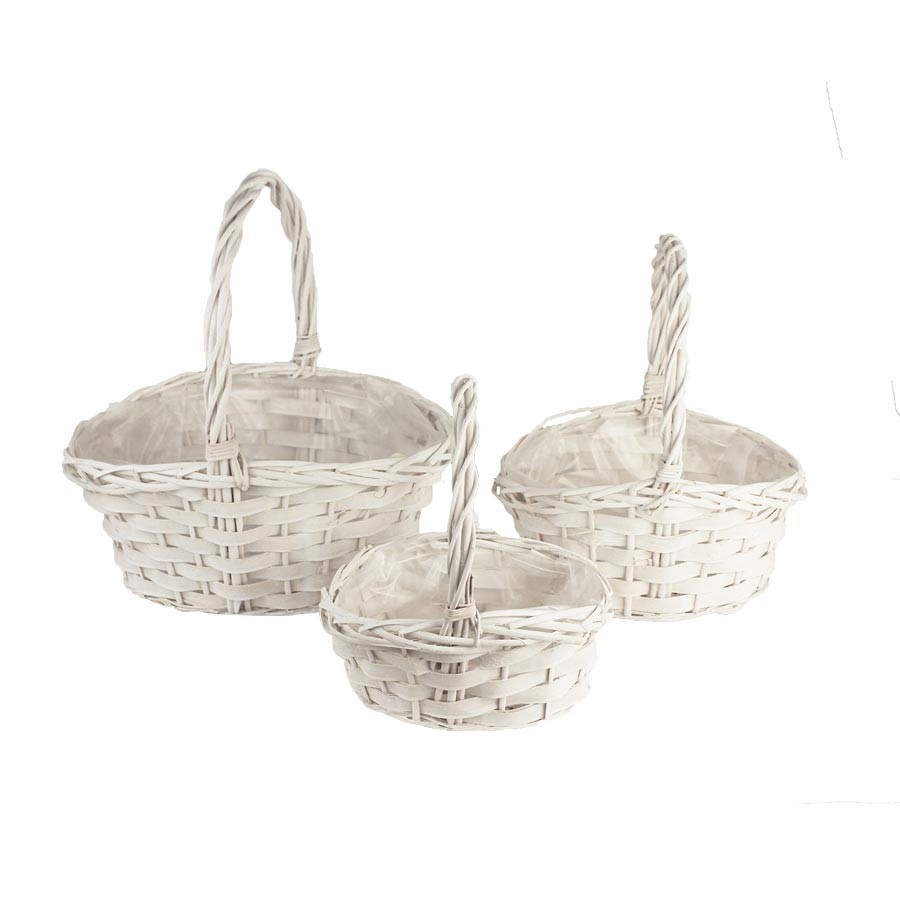 Pletené plastové balení, sada 3 kusů P1367