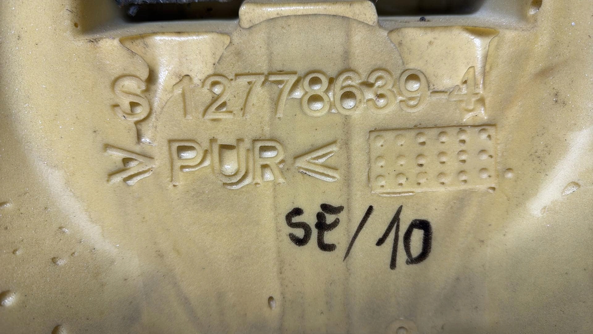 SIEDZISKO Sitz SAAB 93 9-3 II Sitz AERO schwarze Leder Blende Abdeckung