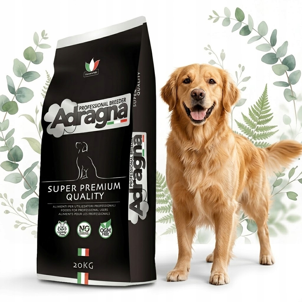Adragna Medium/Maxi jagnięcina 20kg Bez Glutenu