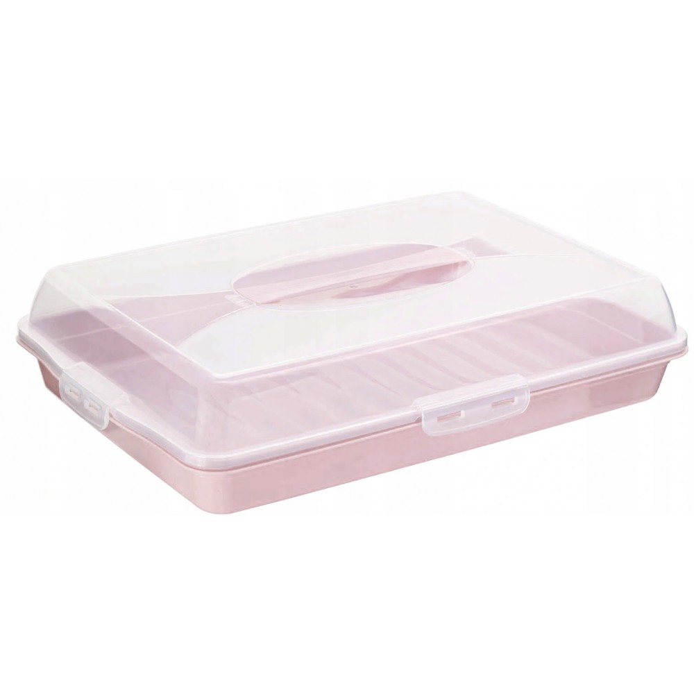 

Pojemnik na ciasto wypieki pudełko box 45cm różowy