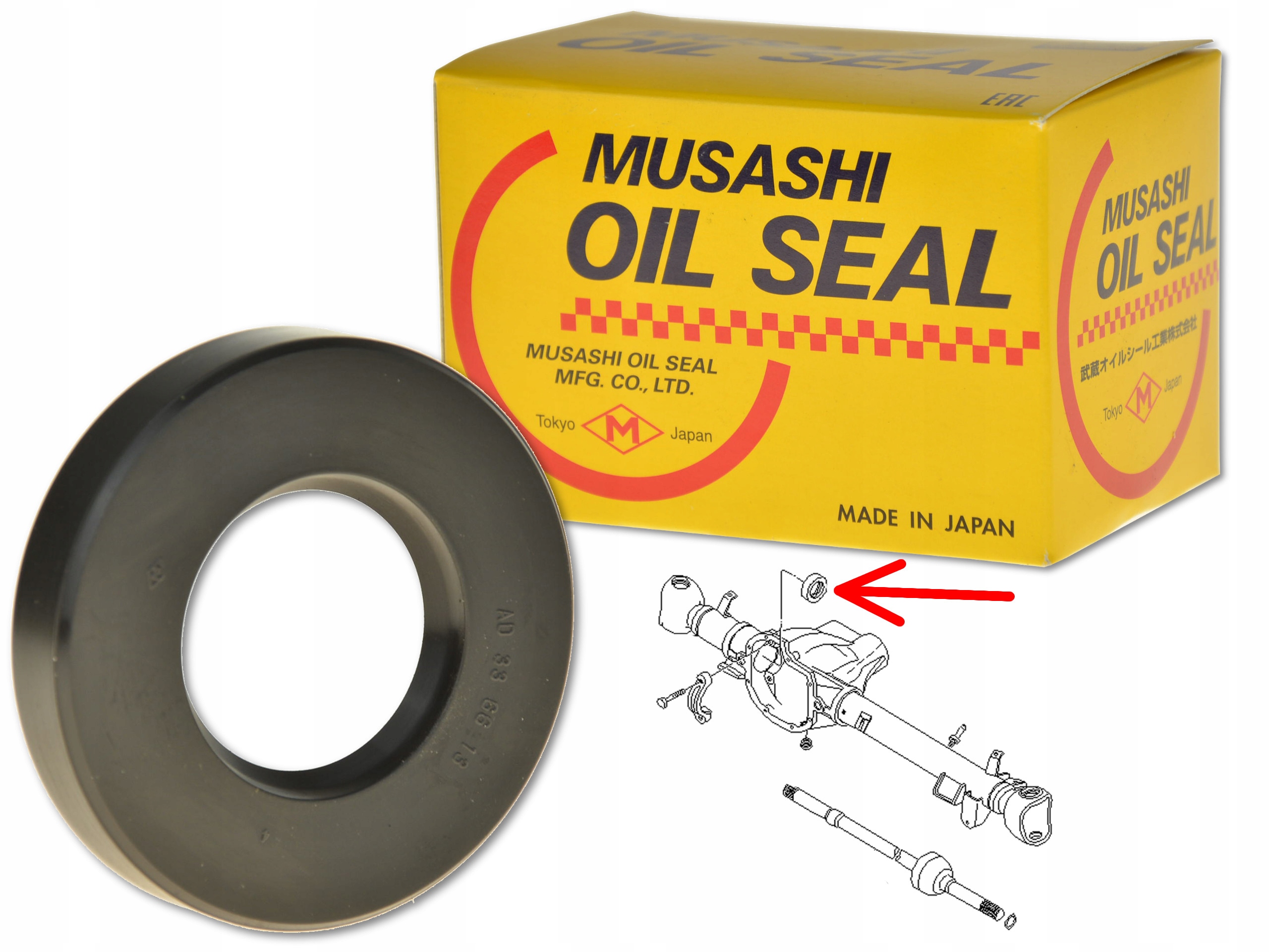 

Uszczelniacz Półosi Przód 33x66x13 N2216 Japan