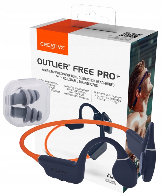 Slúchadlá S Kostným Vedením Creative Outlier Free Pro+ S Funkciou Prehrávania MP3 8GB