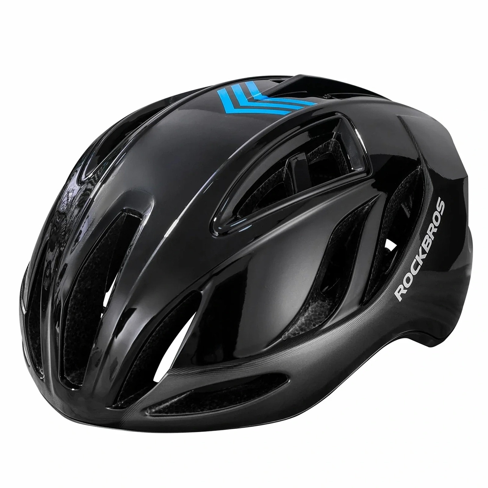 Lehká Cyklistická Přilba Rockbros 58-62 CM 222 G 19 Otvorů Titanová Pc Eps
