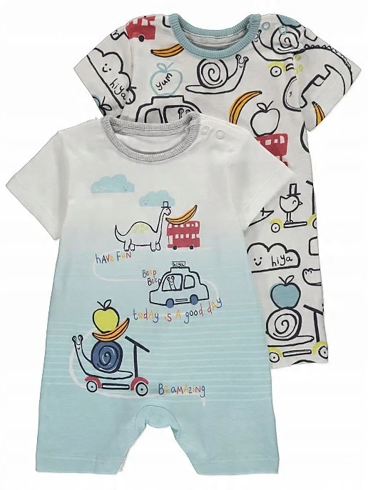 

george_68_2 pack_bawełniany ramper_romper_3-6