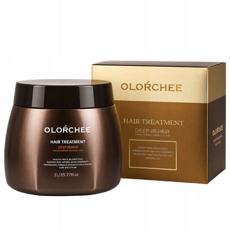 Olorchee Deep Repair Hloubkově Regenerační maska na vlasy Obnova 1000 ml