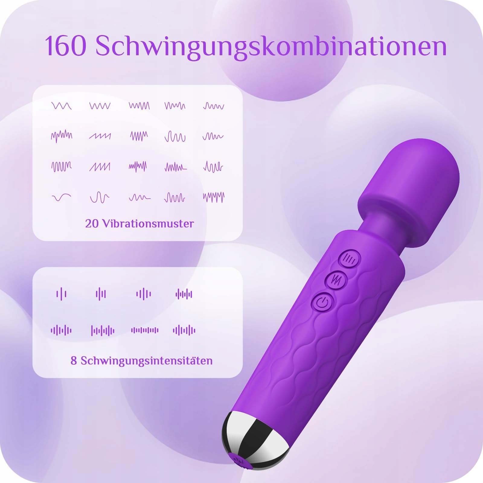 DILDO VIBRATOR Dla Kobiet 8 Intensywności 20 Częstotliwości — miniatura 5
