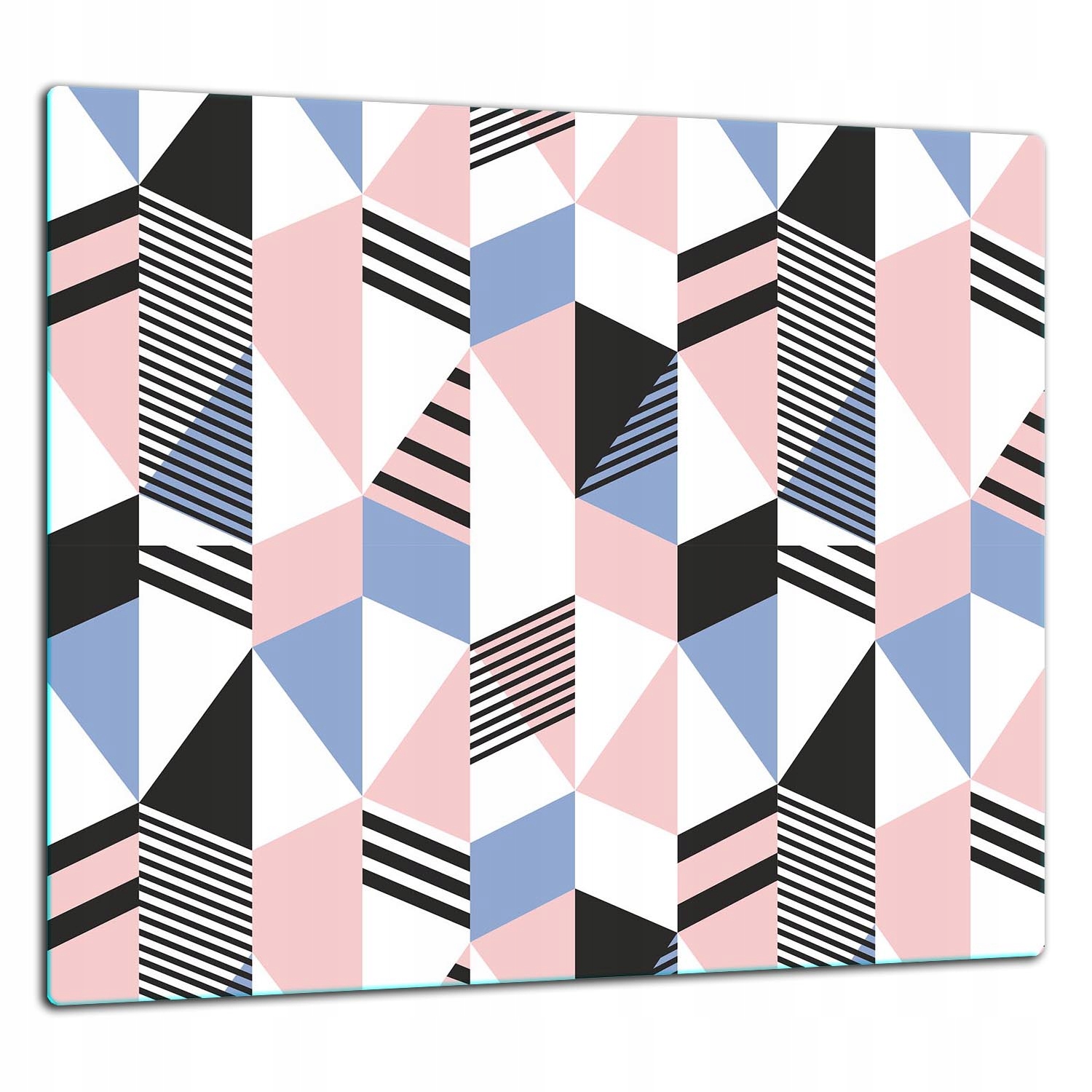 Skleněná Ochranná Deska Panel Lepidlo 65x60 Vzor