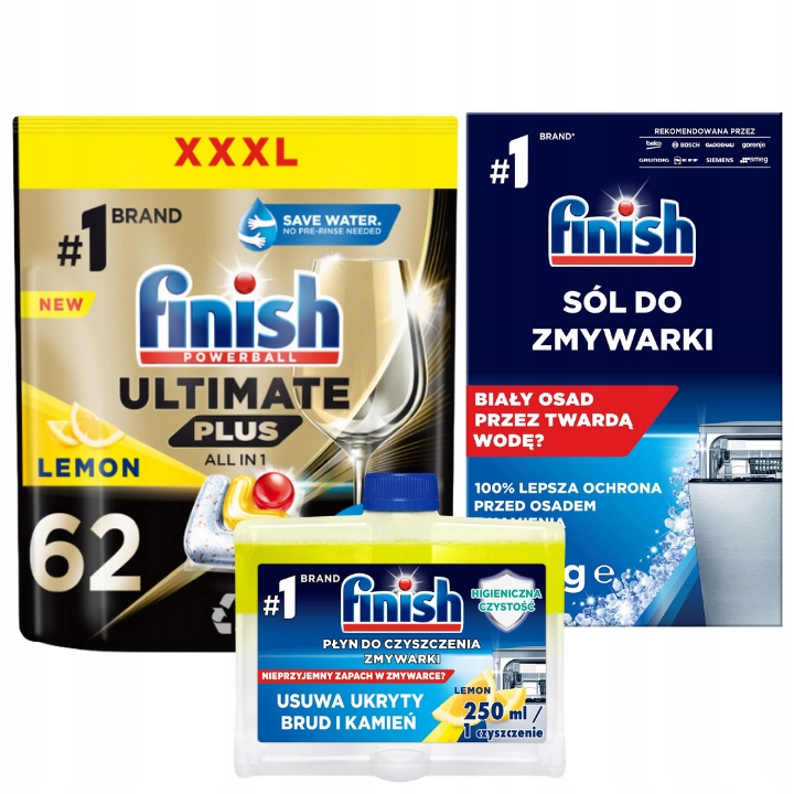

Finish Ultimate Plus Kapsułki 62 Lemon 2 Dodatki