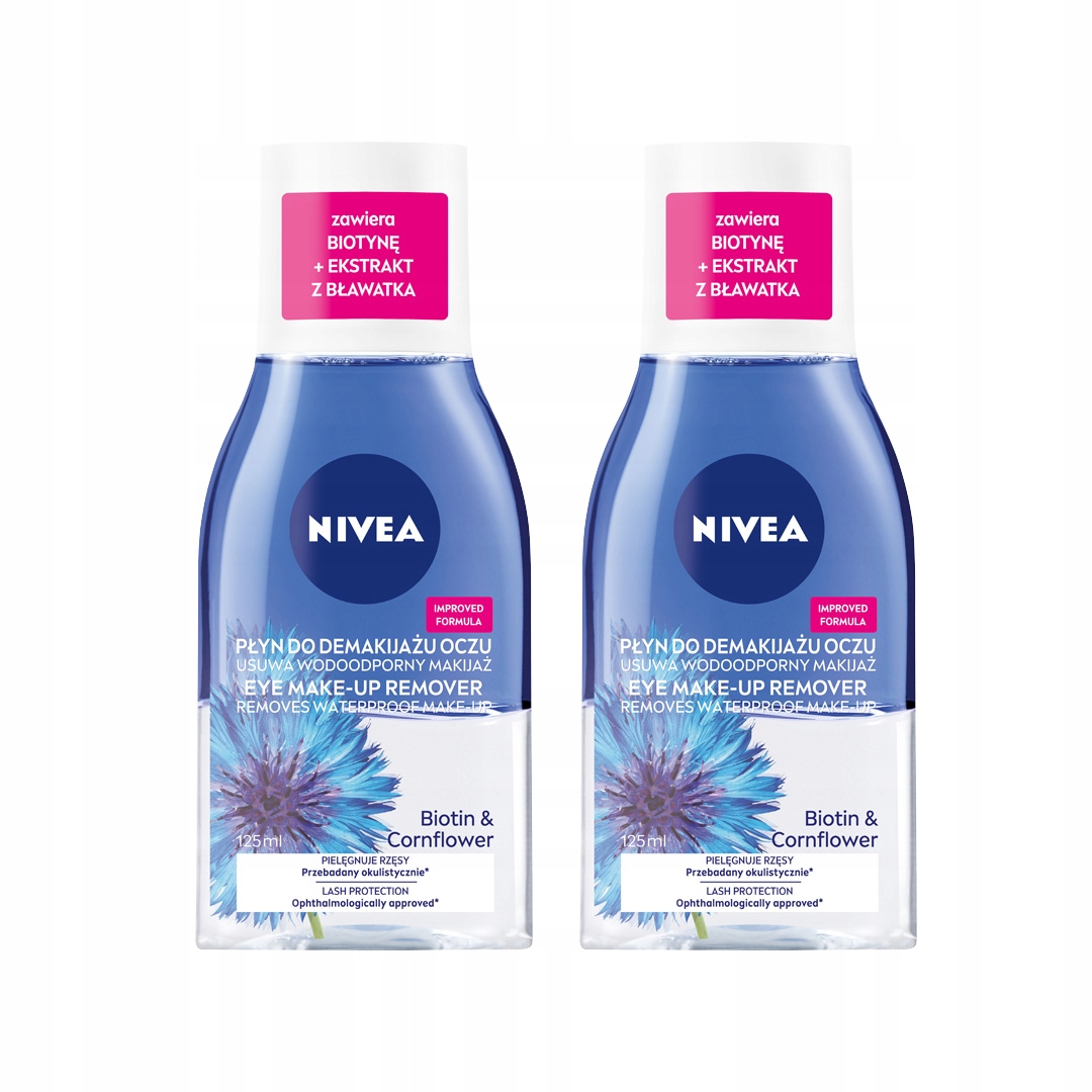

Dwufazowy płyn do demakijażu oczu Nivea 2 x 125ml
