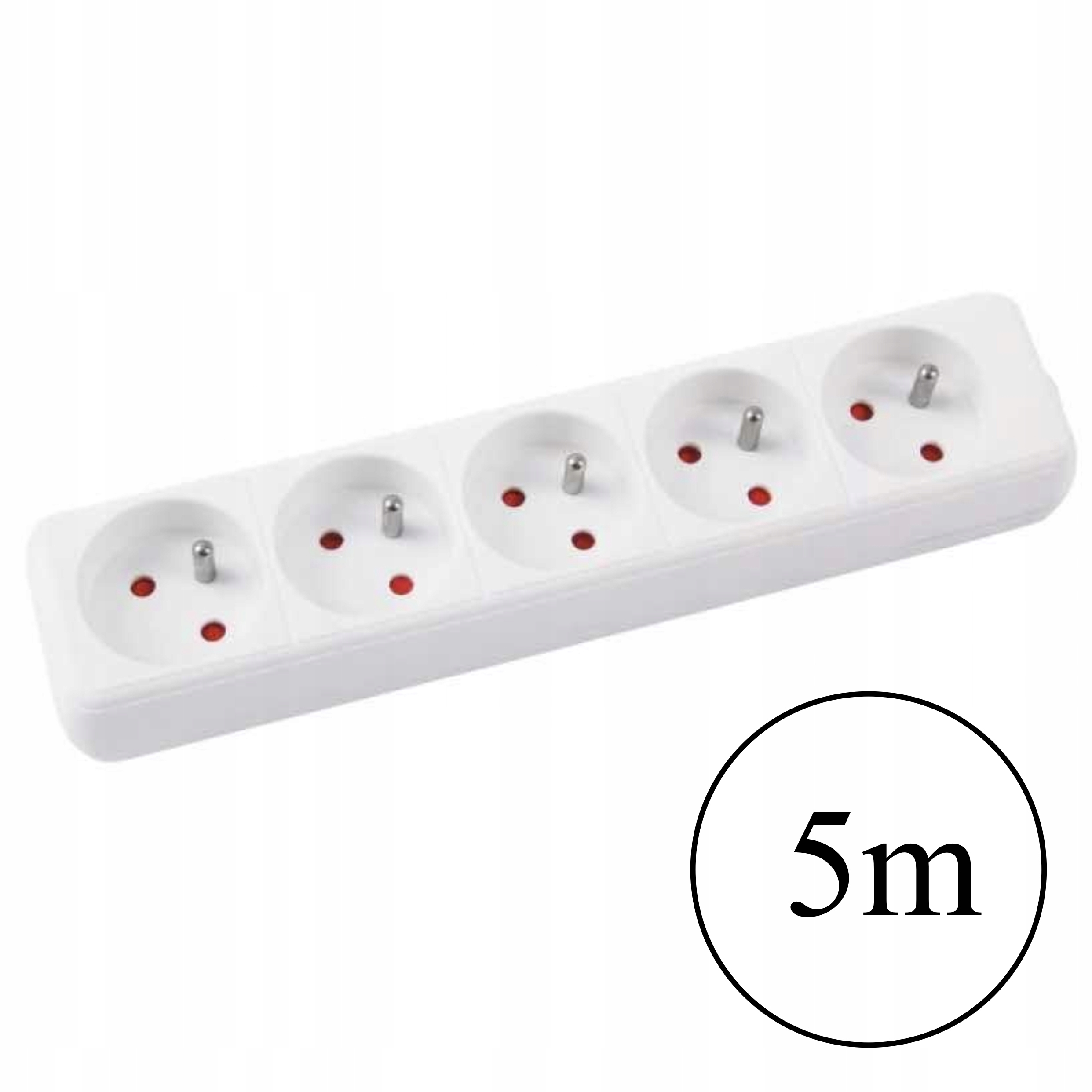 Przedłużacz Z Uziemieniem 5 Gniazd 5 M Office