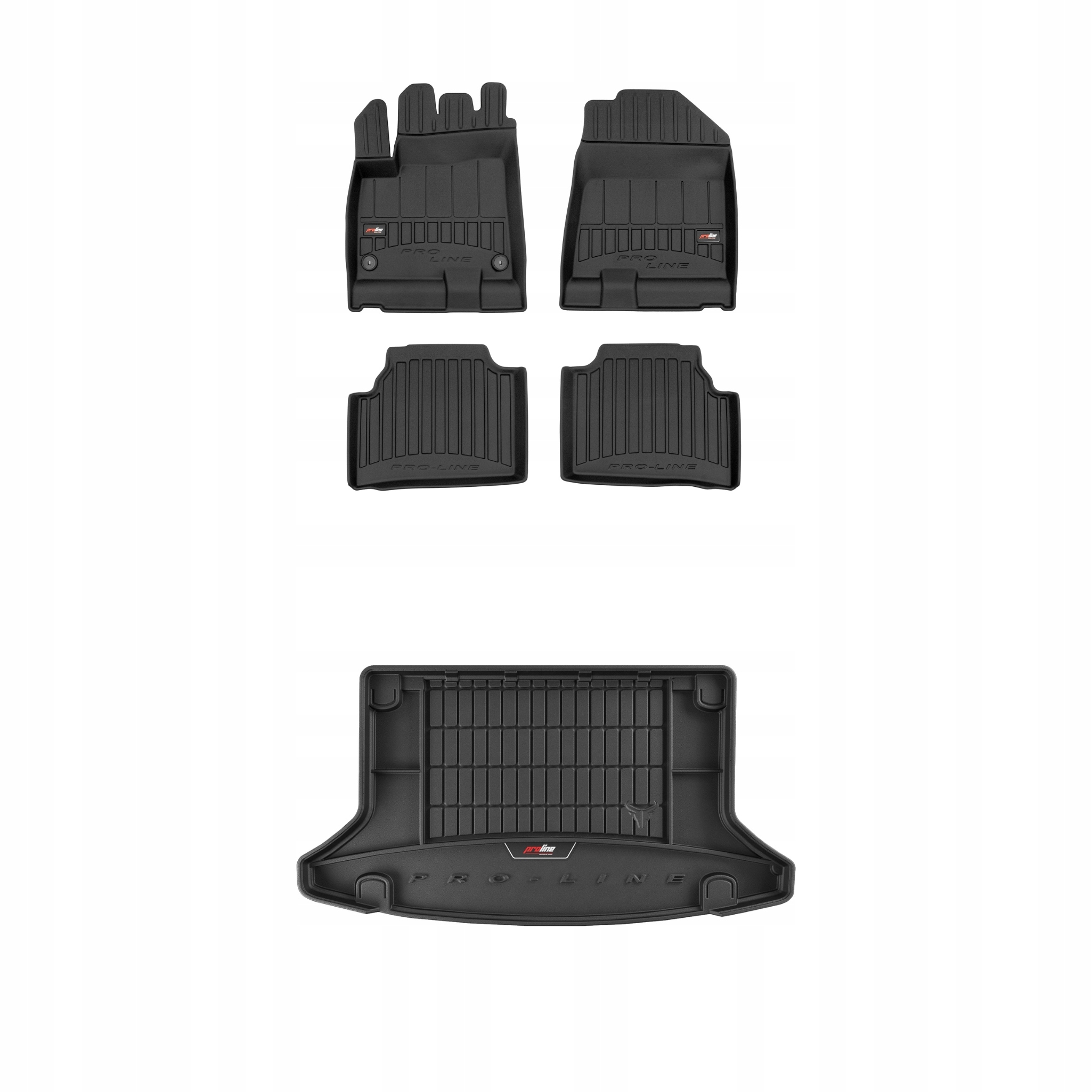 Frogum 3D Sada gumových koberců a rohože s logem pro Kia Niro Ev I 2018-2022