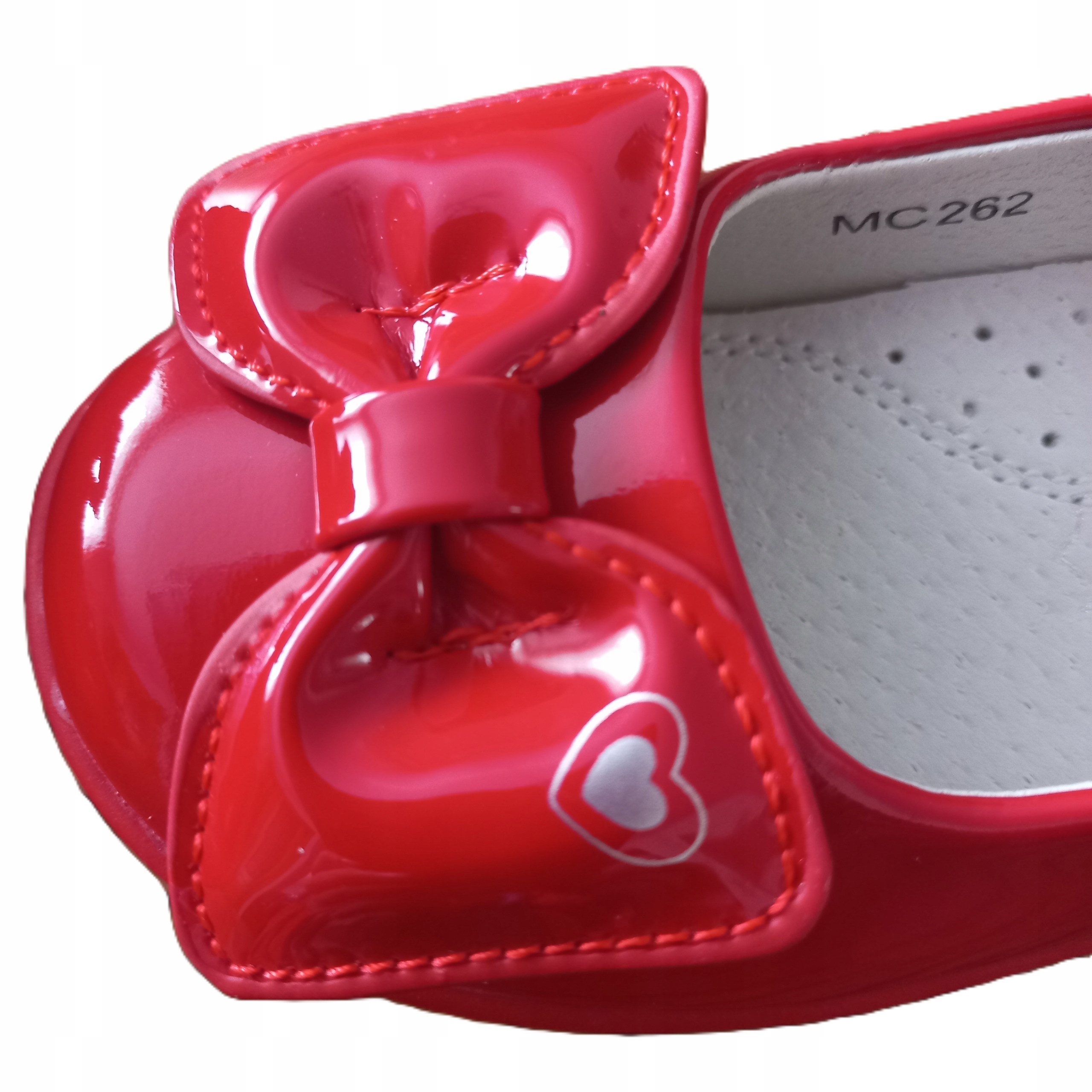 APAWWA LAKIERKI BALERINY DLA DZIEWCZYNKI CZERWONE ROZ 29 Kod producenta MC262A