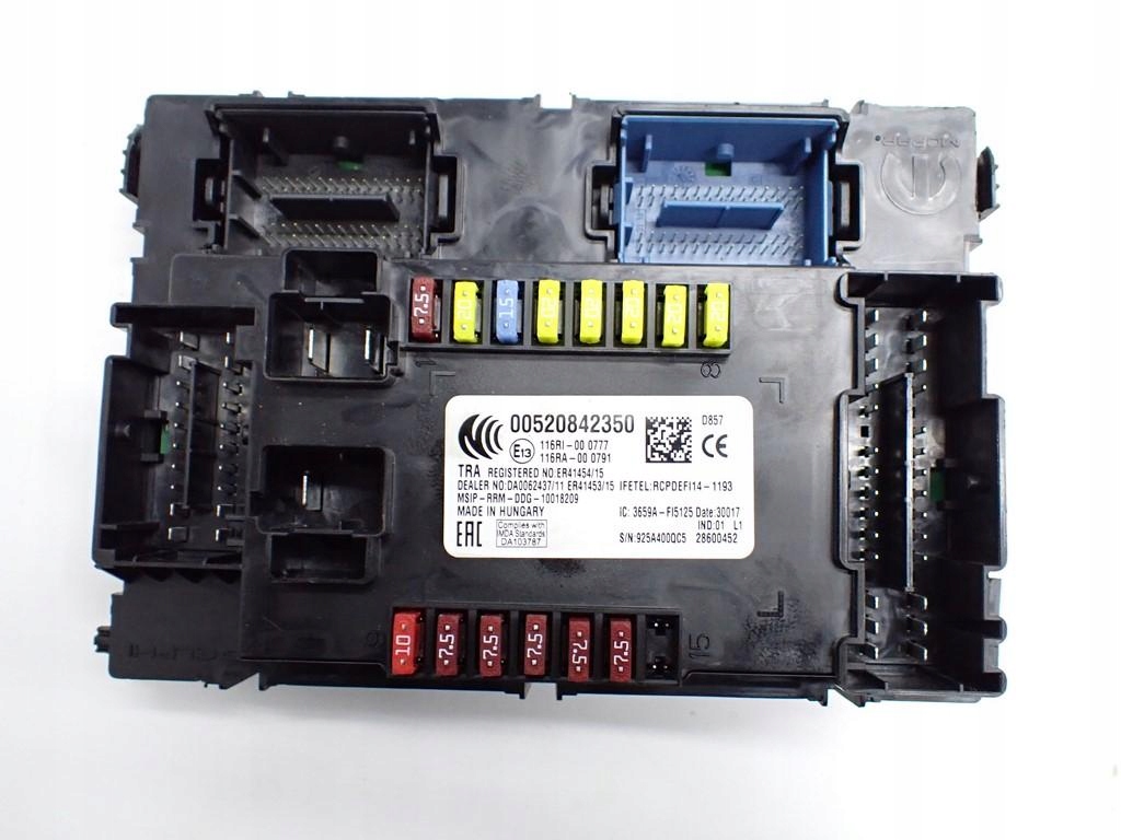 MODUŁ STEROWNIK BSI 00520842350 FIAT 500X 17R