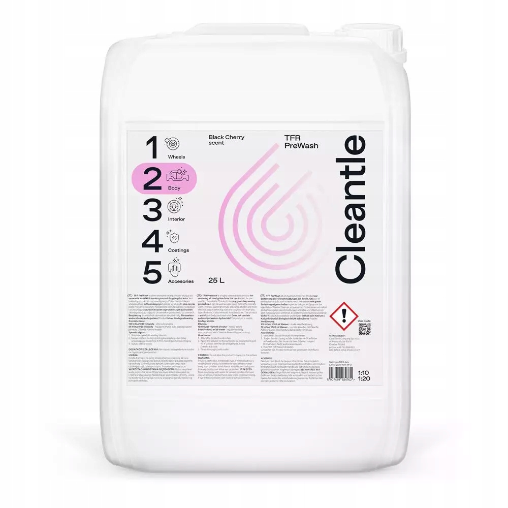 Cleantle TFR Pre Wash 25L