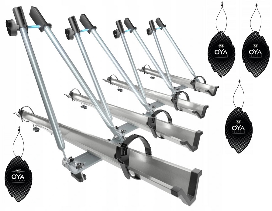 4X автомобильный багажник на крышу для велосипеда