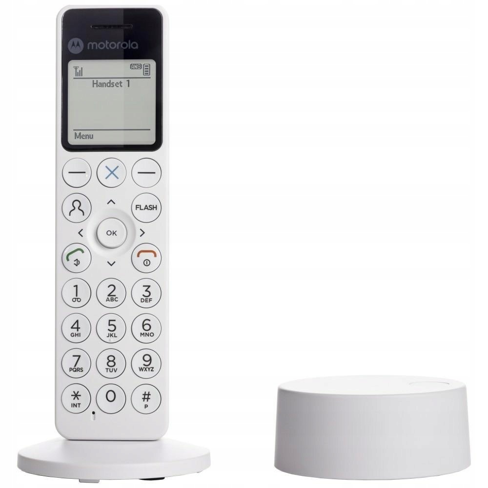 Bezdrátový stolní telefon Motorola DOT411 bílý