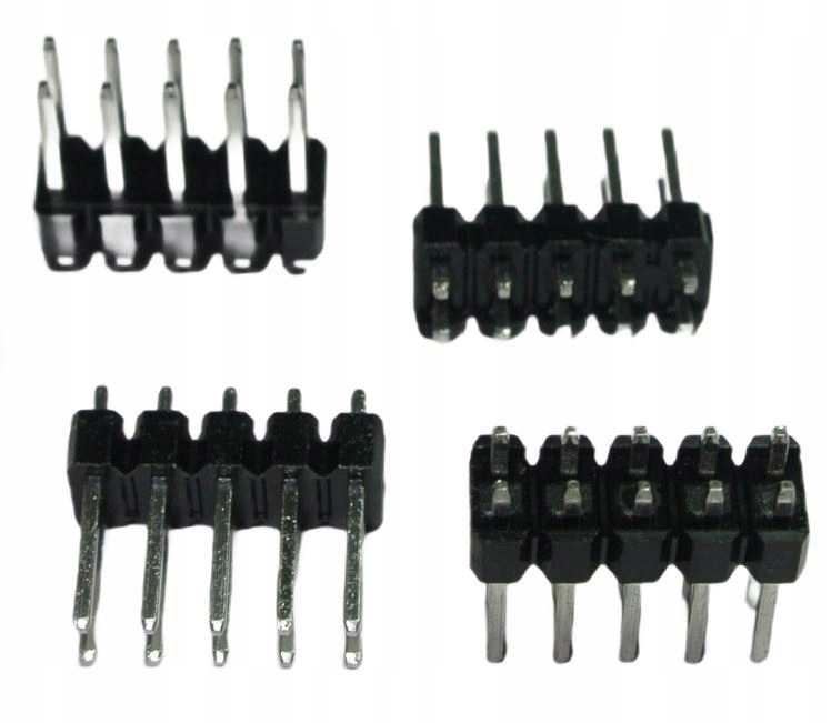 Listwa kołkowa męska 10 Pin, proste 2,54mm Tht 1.7mm x 6.6mm 10.8mm [4szt.]