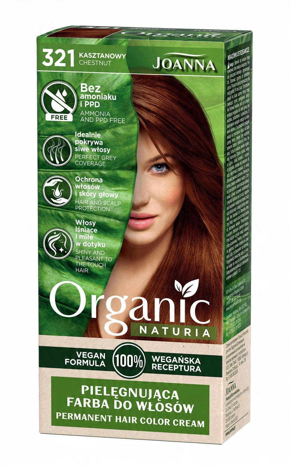

Joanna Naturia Organic Vegan 321 Kasztanowy