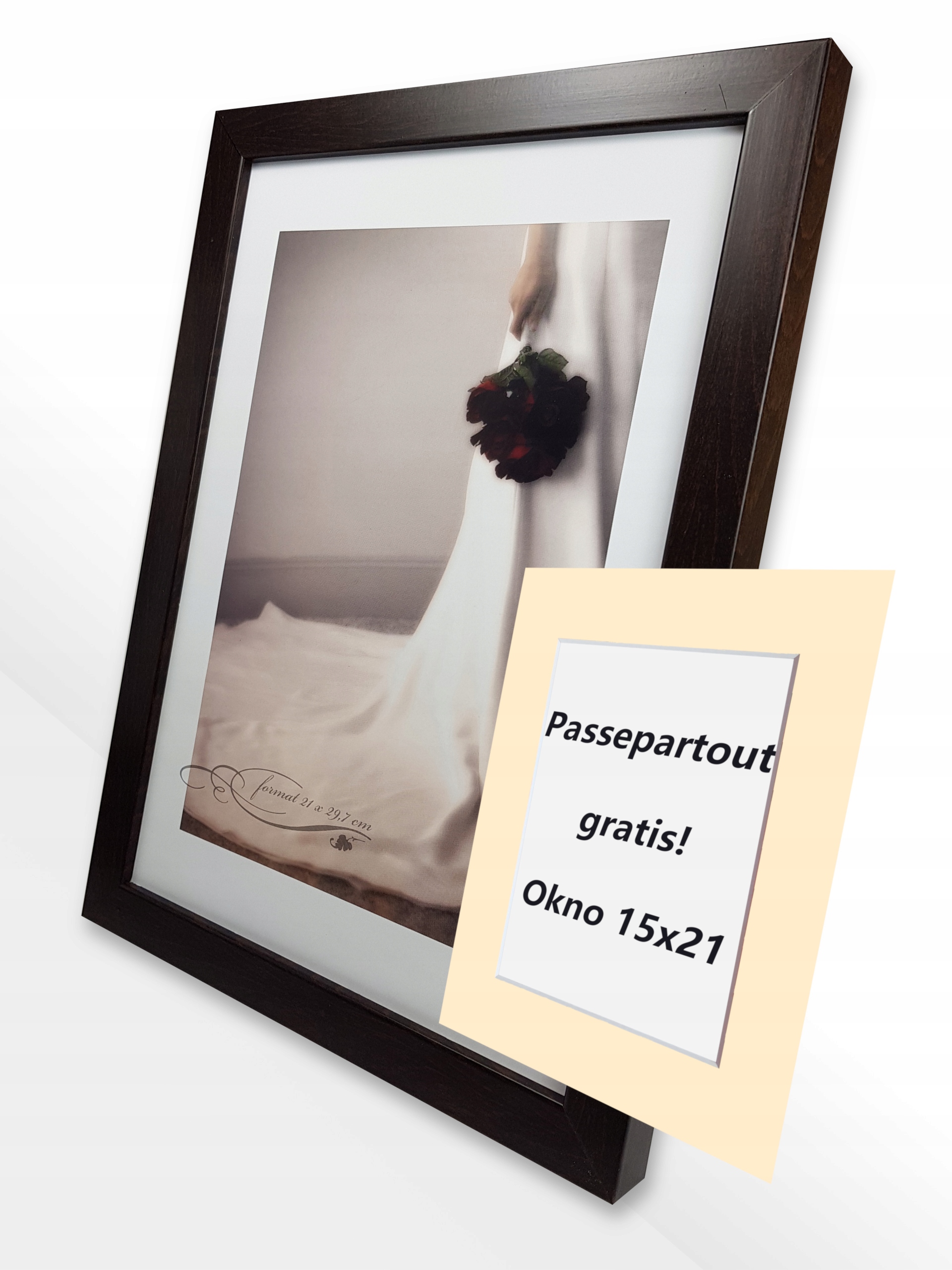 

Ramka A4 Passe-partout na zdjęcia 15x21 Viola