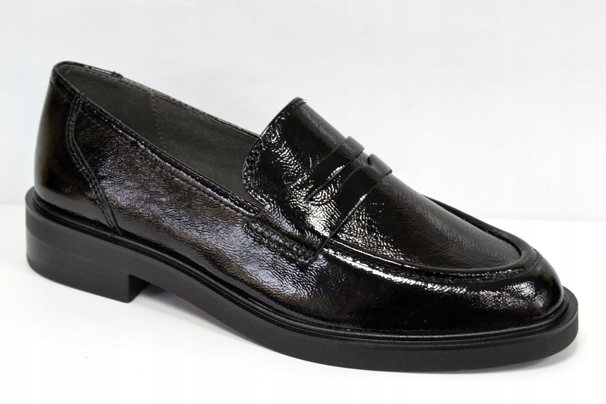 Caprice 24206-41 Polobotky Mokasíny Black Naplak Vel.