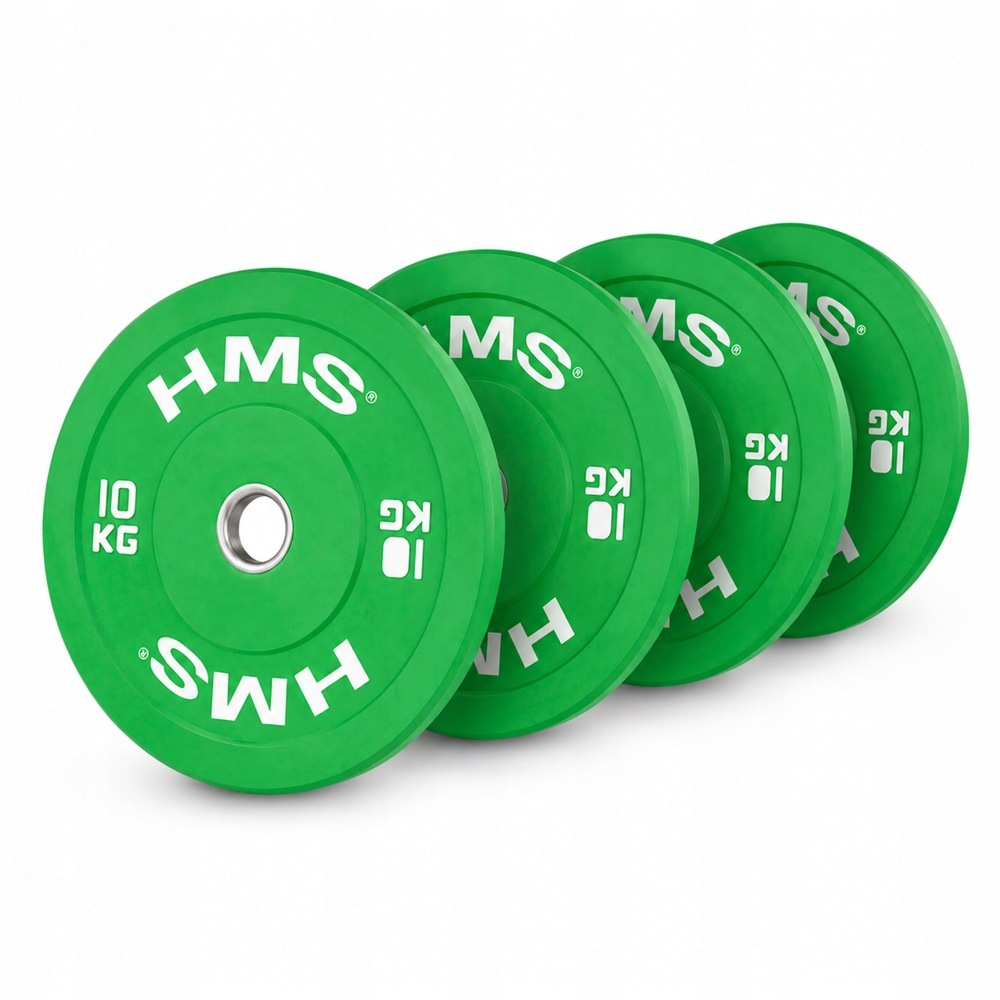 Olympijský talíř na Osa Gumovaný Bumper pro cvičení 4 x 10 kg Hms
