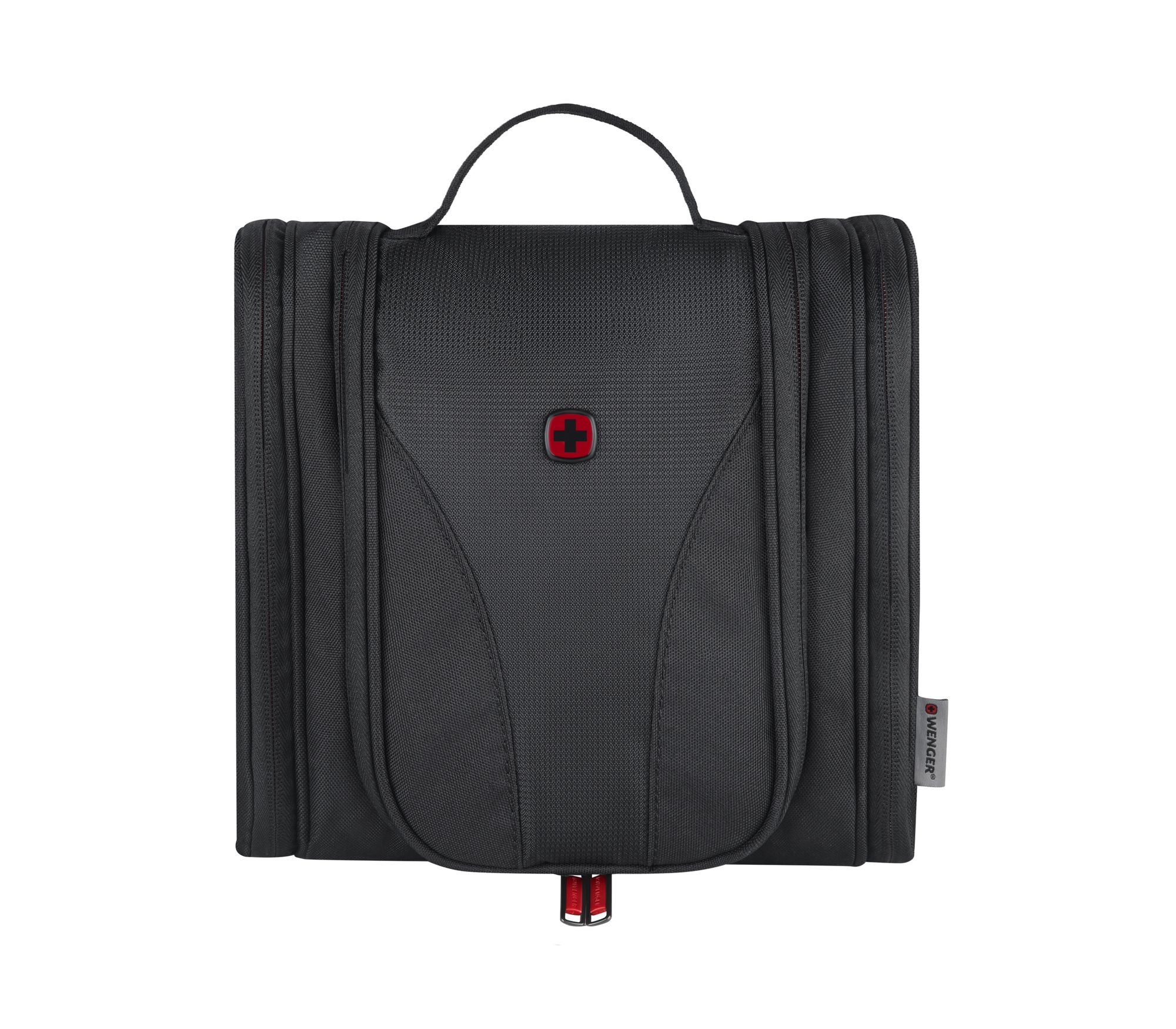 Czarna podręczna torba toaletowa Hanging Toiletry Kit Wenger