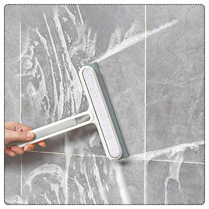 MYJKA DO OKIEN ŚCIĄGACZKA Z RĄCZKĄ DO WODY SZYB + SZCZOTKA DO ROWKÓW Materiał końcówki guma