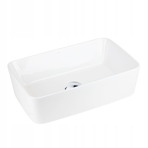 Umyvadlo Na Desku Corsan Ango UC5627CH 48x29 cm S Chromovanou Zátkou