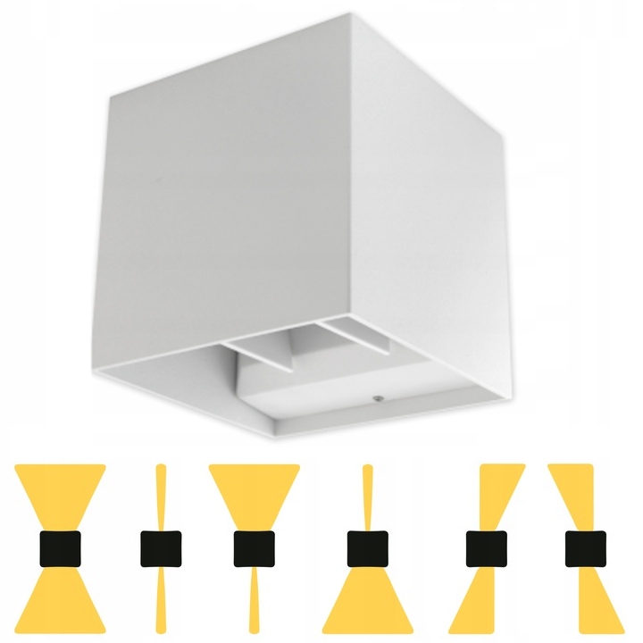 

Kinkiet Zewnętrzny Elewacyjny Led 6W Lampa IP54