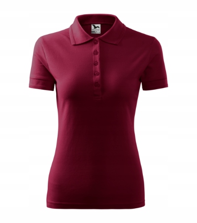 KOSZULKA polo DAMSKA PIQUE MALFINI 210 T-SHIRT garnet L
