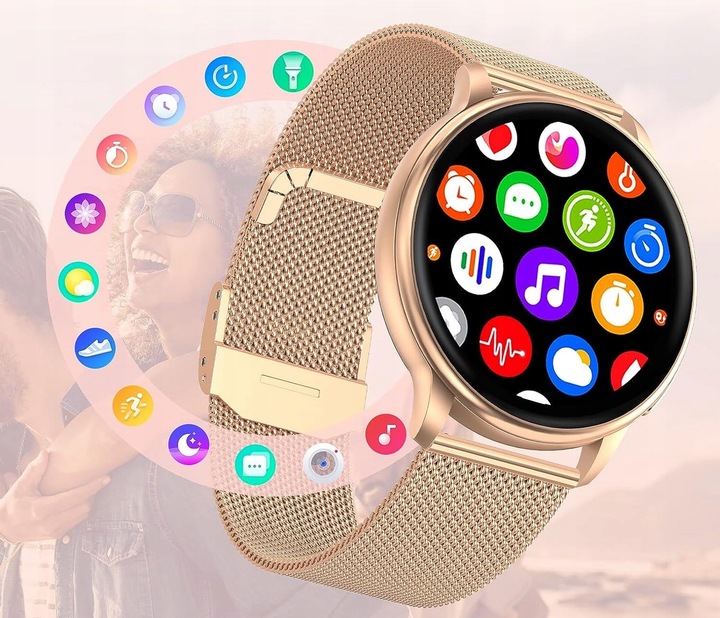 SMARTWATCH DAMSKI DLA KOBIETY ROZMOWY CIŚNIENIE PL Model inny