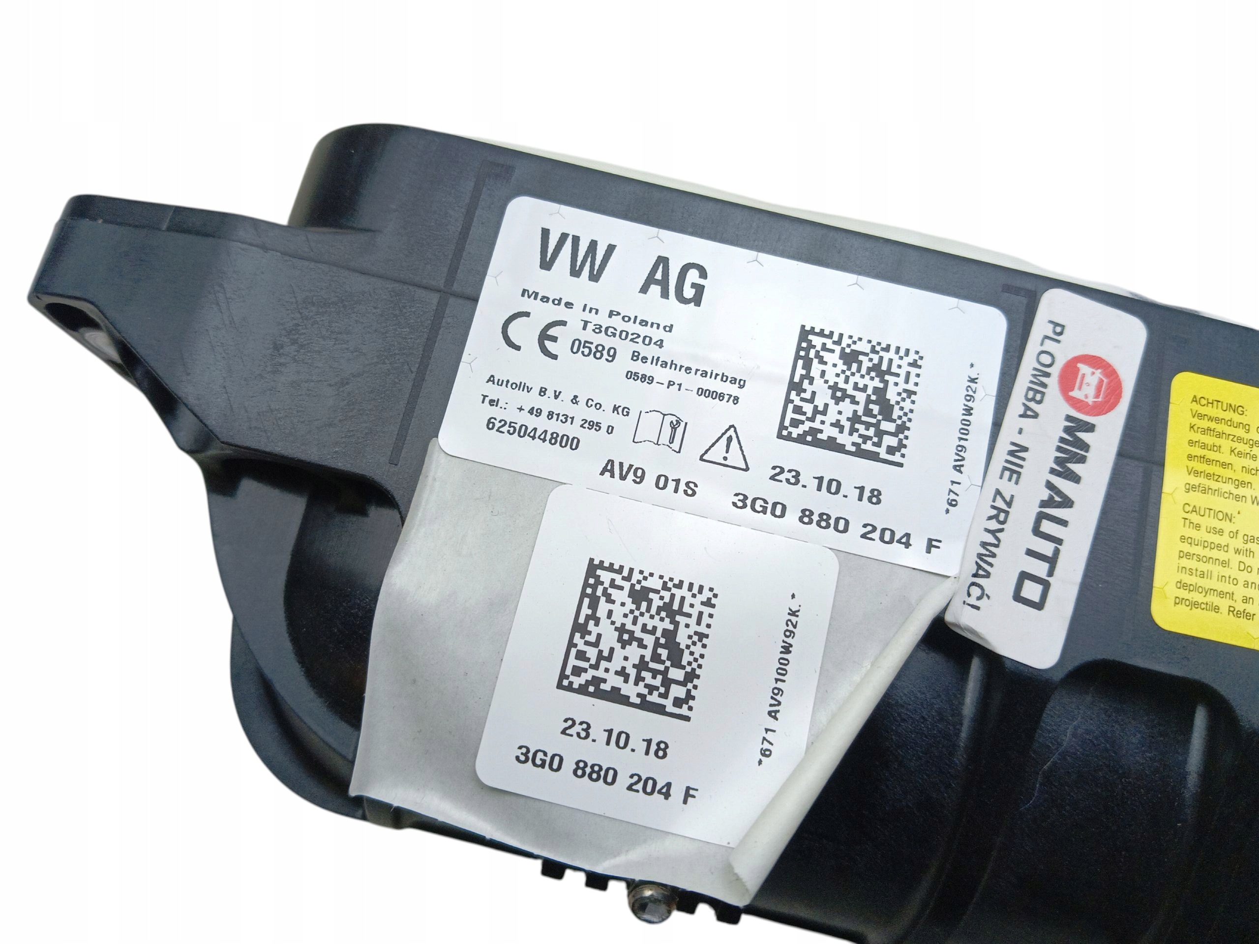 airbag passenger airbag VW PASSAT B8 ARTEON 3G0880204F