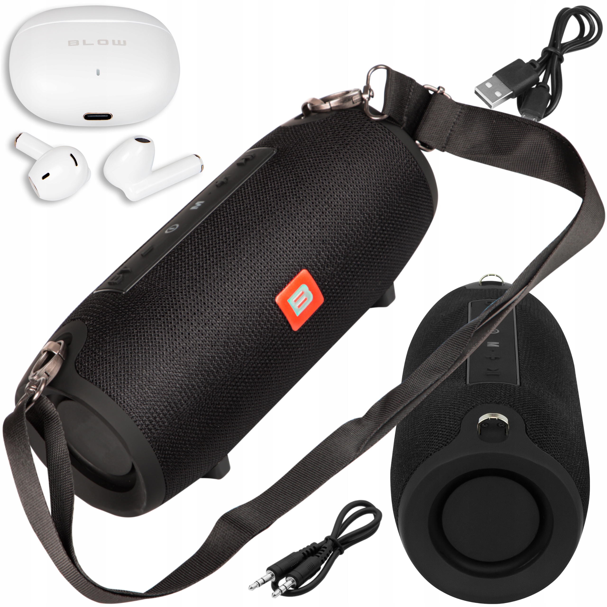 Bluetooth Přenosný Bezdrátový Reproduktor Sportovní Sluchátka Do Uší