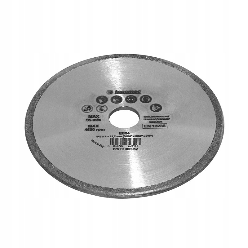 Diamantový kotúč na brúsenie Tecomek Jolly 145 x 4,0 x 22,2 mm