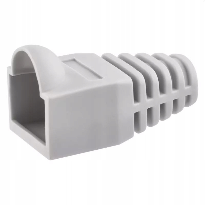 

Osłona gumowa wtyku RJ45 szara 6szt