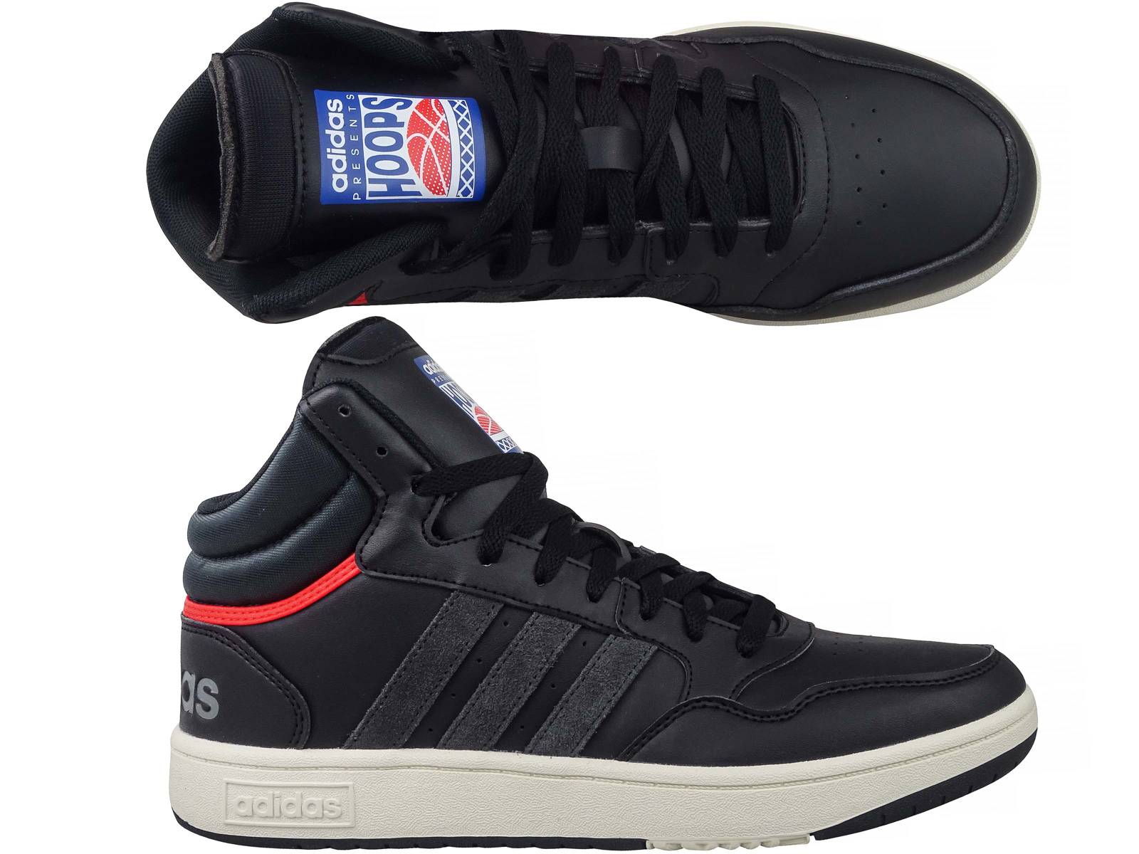 Adidas Hoops MID GZ1344 Buty Trampki Męskie Czarne