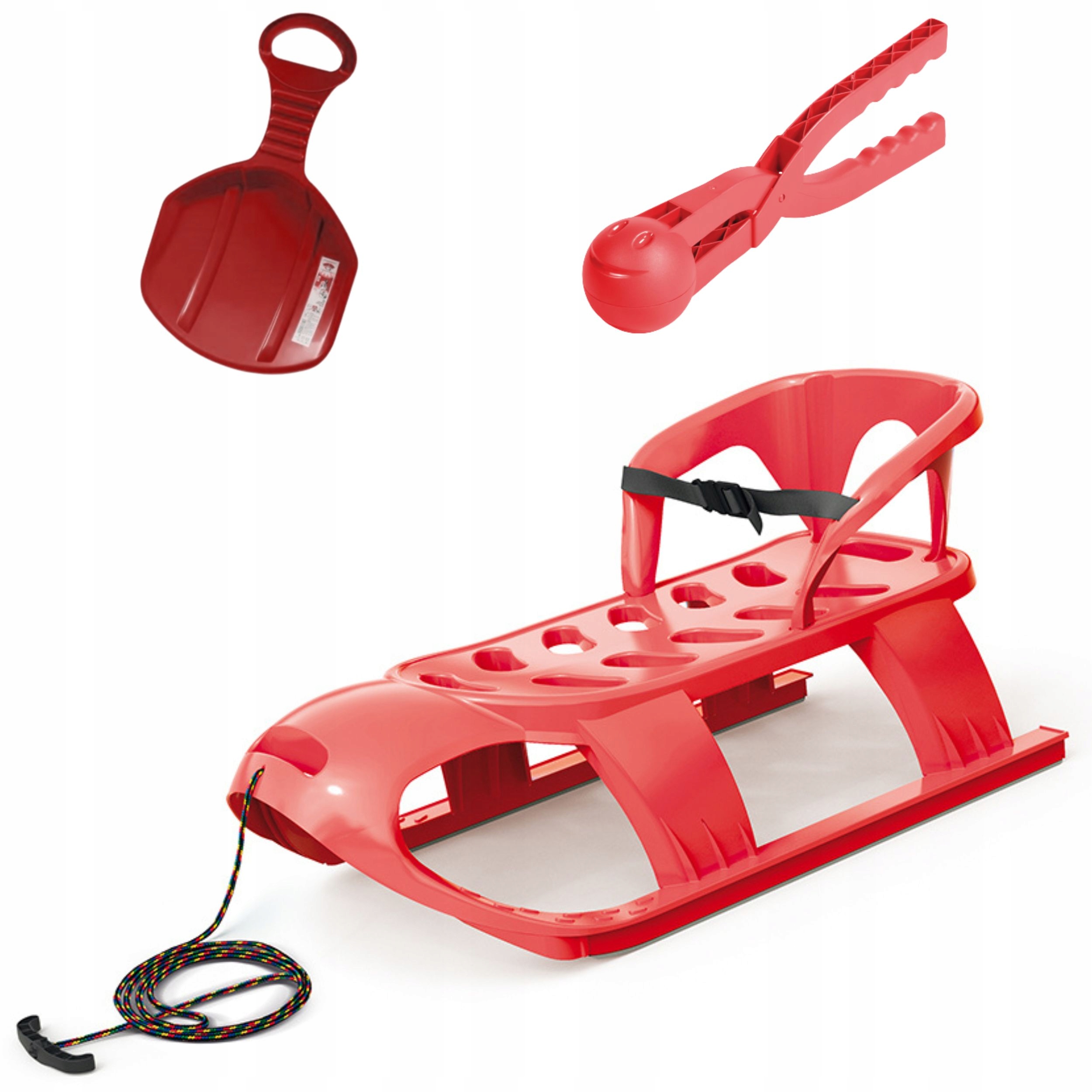 Sanki z oparciem Bezzy Seat Ślizg śnieżkomat