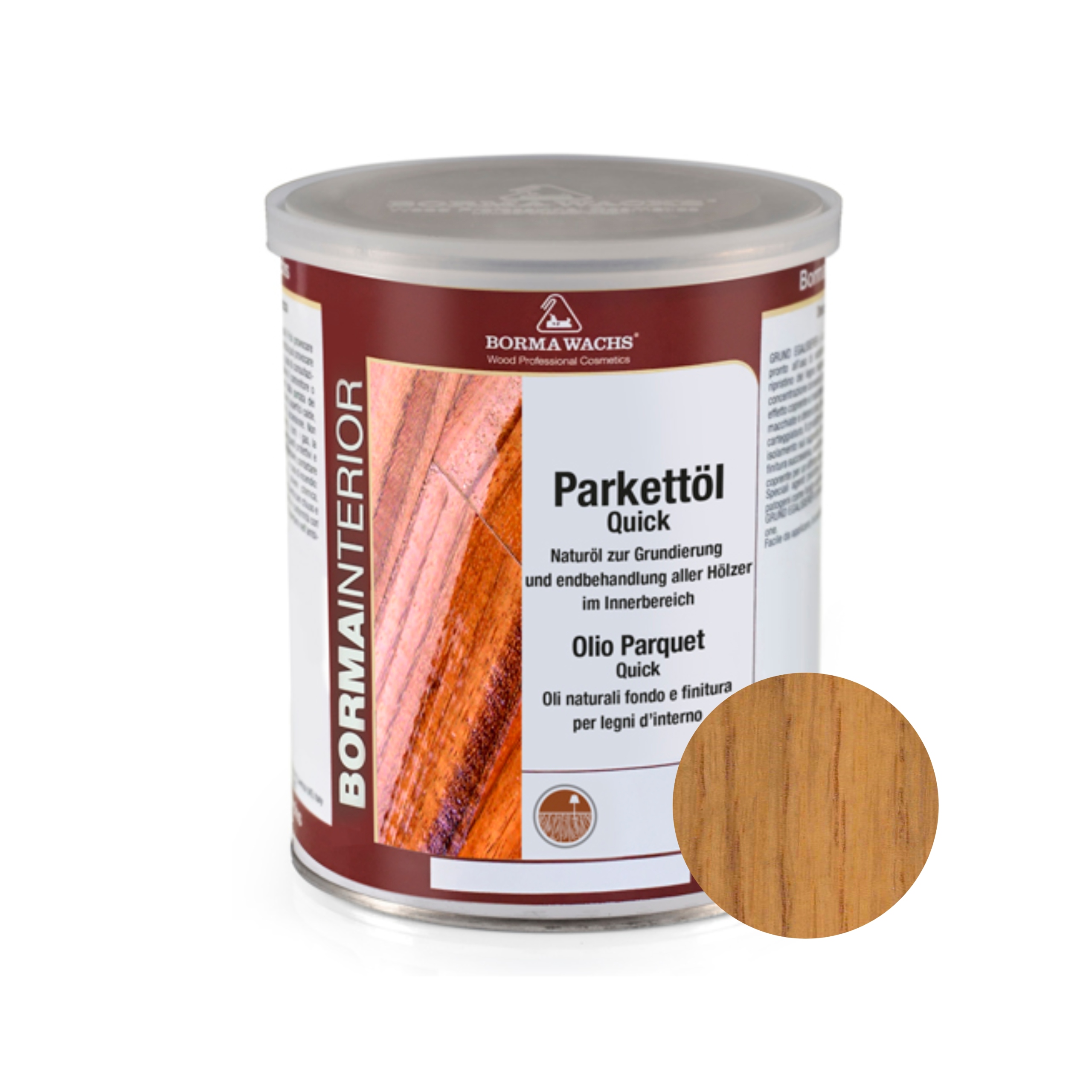 Olejovosk Na Dřevo A Parkety Barva Borovice 1 L