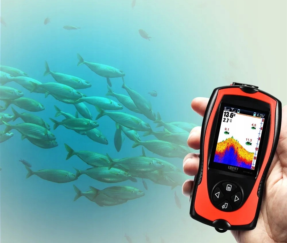 Fish Finder Echosonda SONAR Wędkarski na RYBY — zdjęcie 6