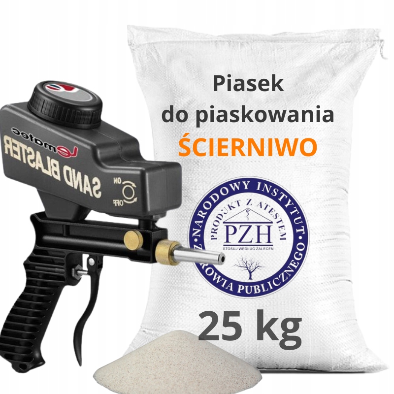 Wysokiej jakości piasek do piaskowania 25KG