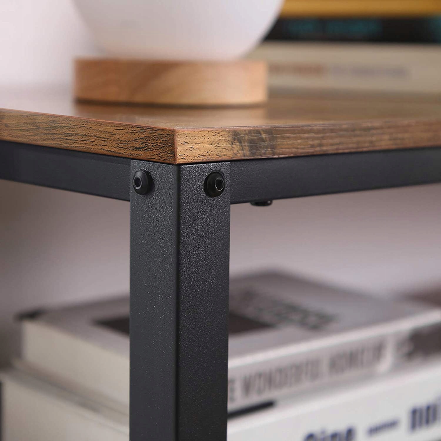 LOFTOWY RUSTYKALNY STOLIK WIELOFUNKCYJNY Wysokość mebla 75 cm