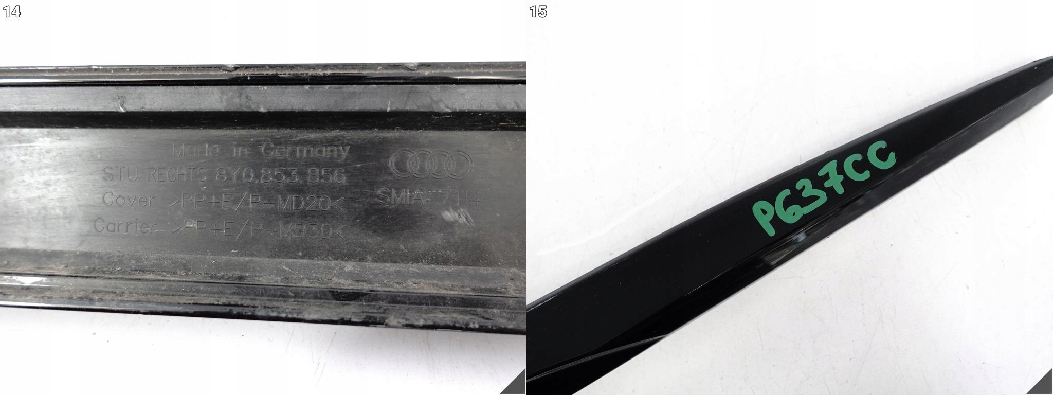 AUDI A3 S3 8Y0 S-LINE SPORT 20- threshold moulding threshold cap right