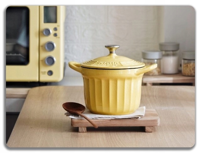 BUYDEEM Emaliowane naczynie żeliwne 1,8L, CP541, Mellow Yellow — 10