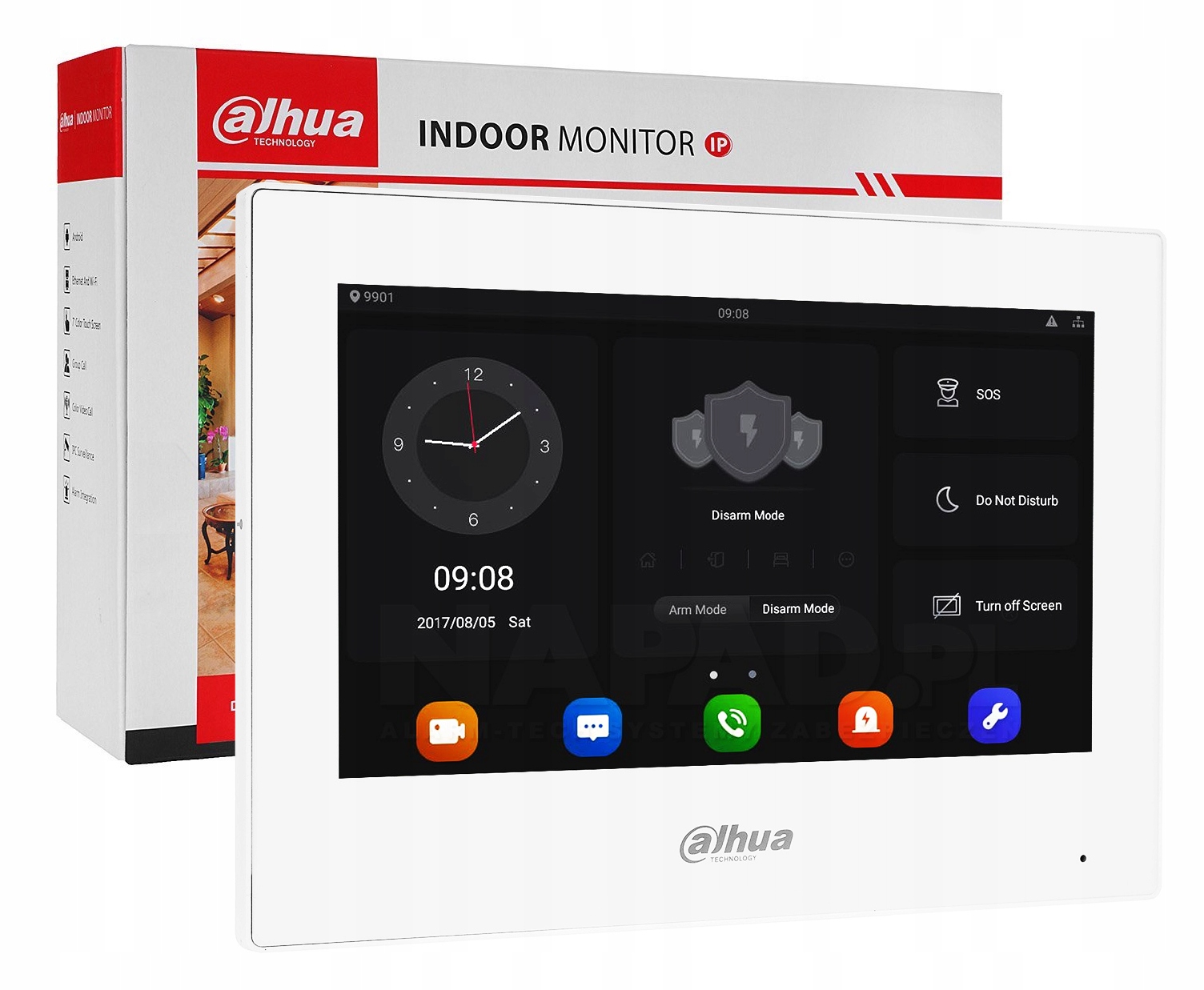 Vnútorný Panel VTH5321GW-W Wi-fi Monitor Dahua Videovrátnikový