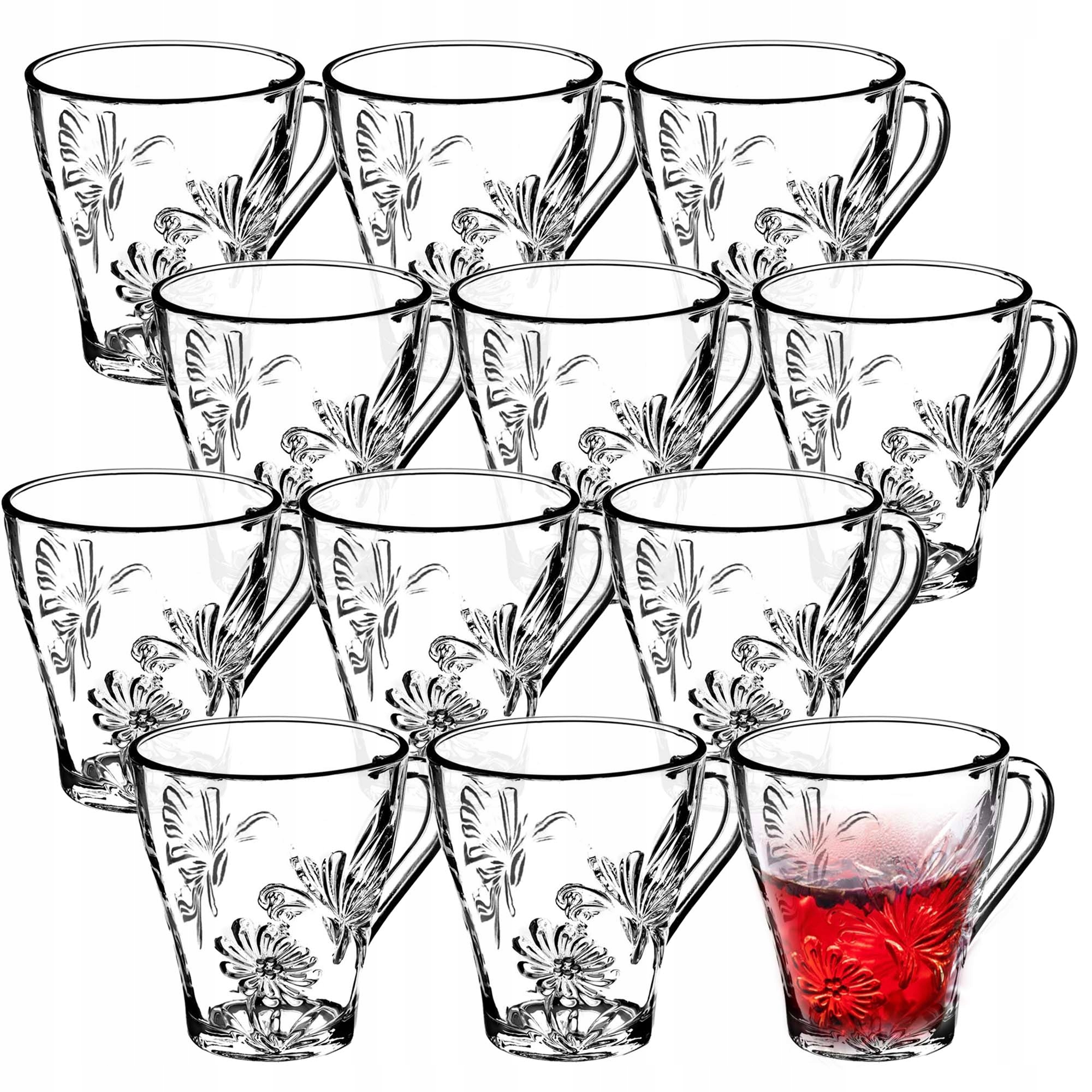 

Kadax Szklanki Do Herbaty Kawy 250ml Komplet 12szt