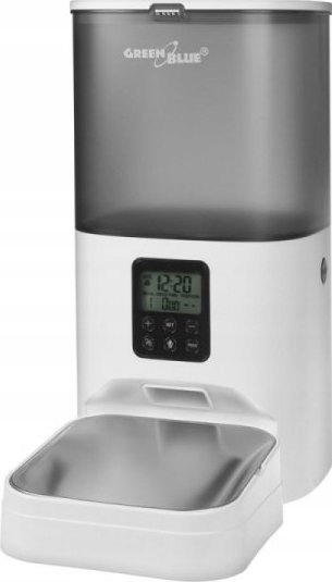 Greenblue Automatyczny Dozownik Podajnik Karmy Dla Zwierząt, 6L, Usb