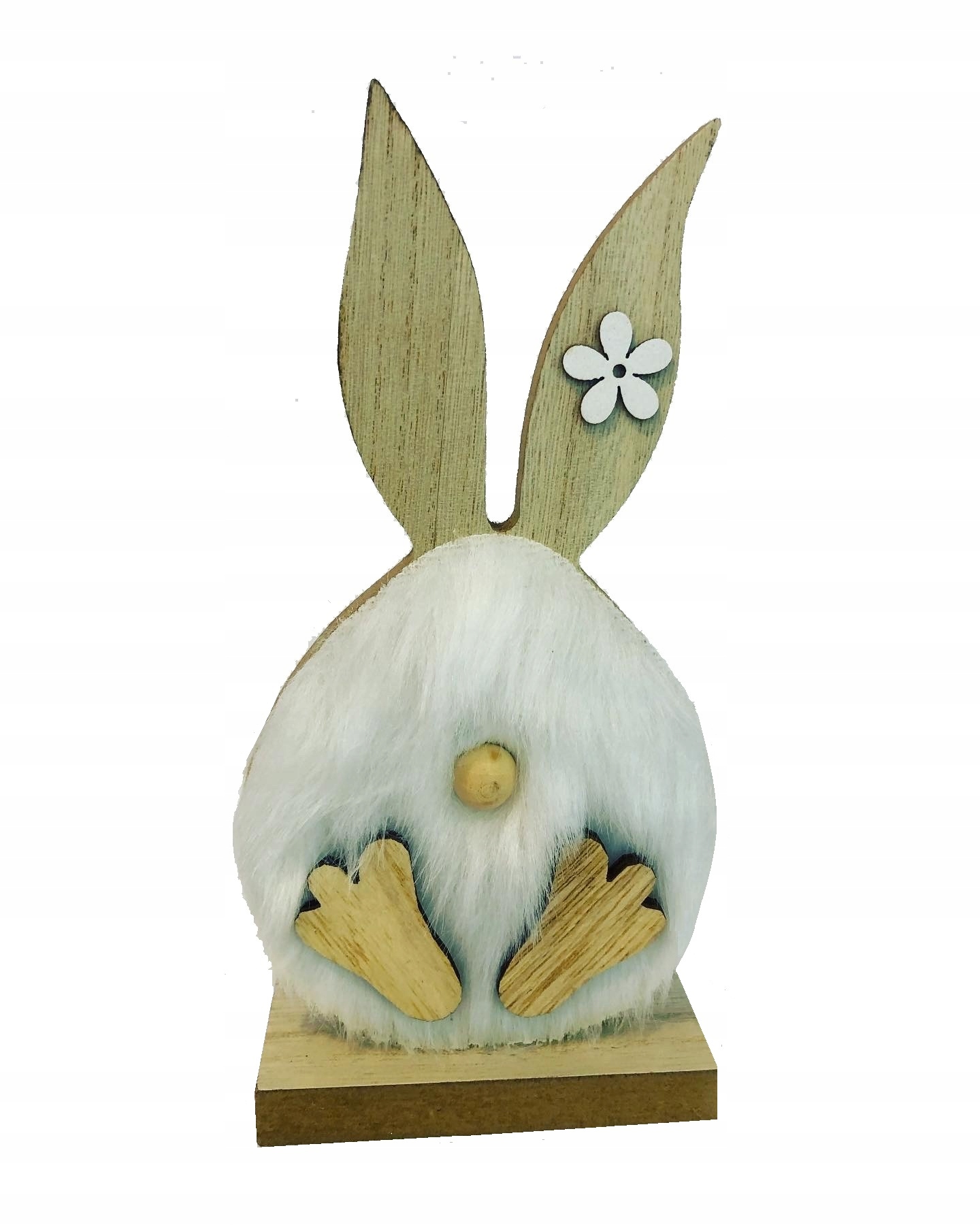 Figurka drewniana Zajączek Wielkanocny 19cm